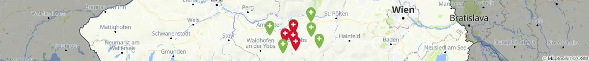 Map view for Pharmacies emergency services nearby Purgstall an der Erlauf (Scheibbs, Niederösterreich)